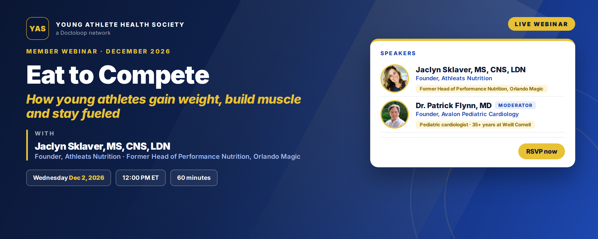 Eat to Compete: How Young Athletes Gain Weight, Build Muscle and Stay Fueled with Jaclyn Sklaver, MS, CNS, LDN